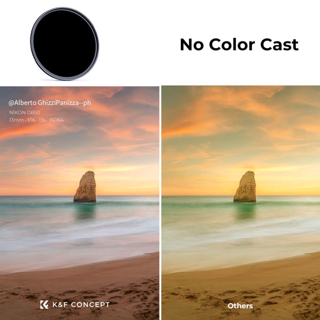 K&F Concept 52mm ND1000 (10 Stop) Fixed ND Filter Neutral Density Multi-Coated KF01.1002 - 3